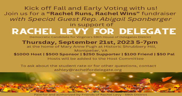 Levy Spanberger Fundraiser